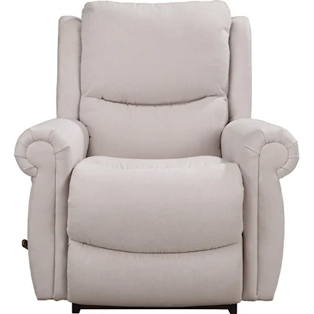 RECLINA-GLIDER® Swivel Recliner with Rolled Arms